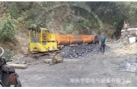 内蒙古2.5吨防爆湘潭电机车海外煤矿工作视频