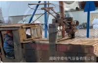 内蒙古7吨架线式矿用电机车矿山现场工作视频